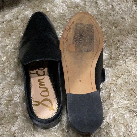 Black Sam Edelman slip on mules. - Picture 3 of 4